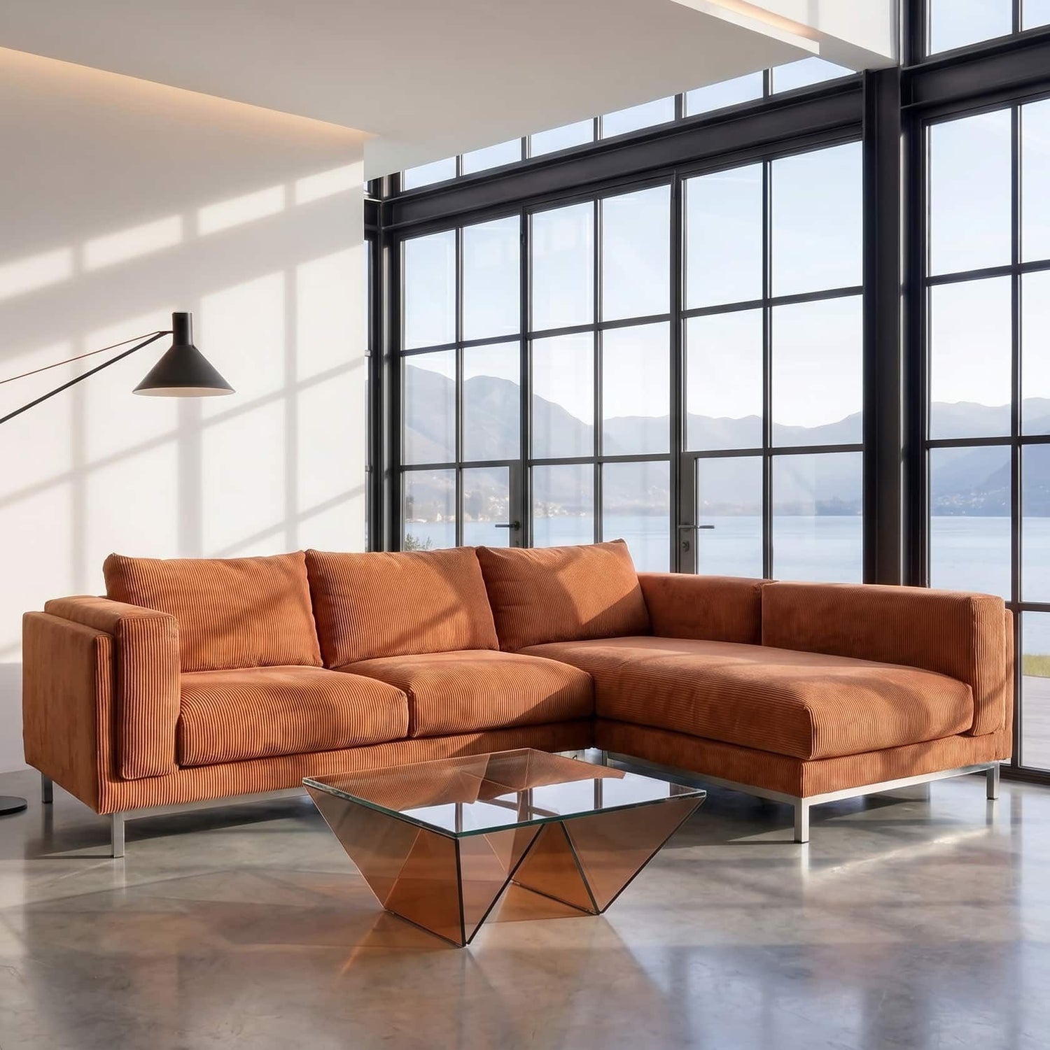 Nockeby 3-Sitzer Bezug mit Chaiselongue rechts