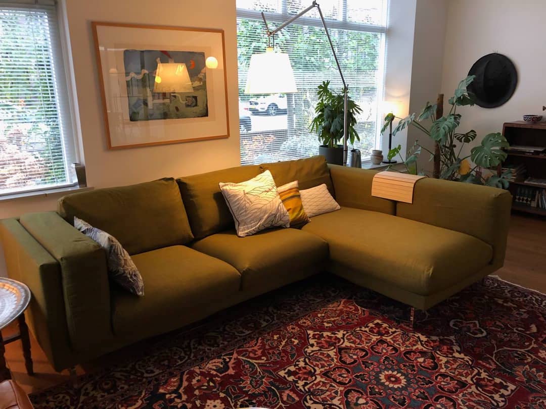 Funda para sofá de 3 plazas Nockeby con chaise longue derecha