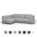 Nockeby 3-zits hoes met chaise longue links