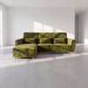 Fodera Slatorp 3 posti con chaise longue a sinistra