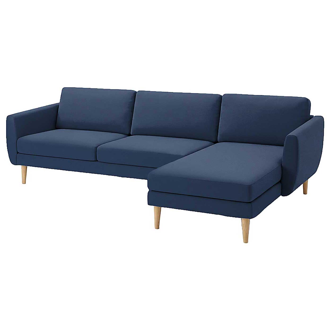 Smedstorp 4-seat with chaise longue right cover