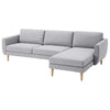 Smedstorp 4-seat with chaise longue right cover
