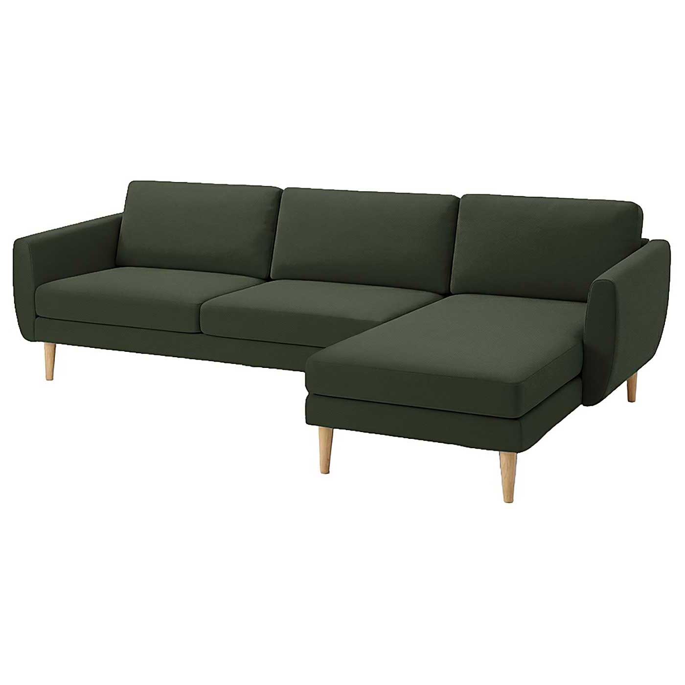 Smedstorp 4-seat with chaise longue right cover