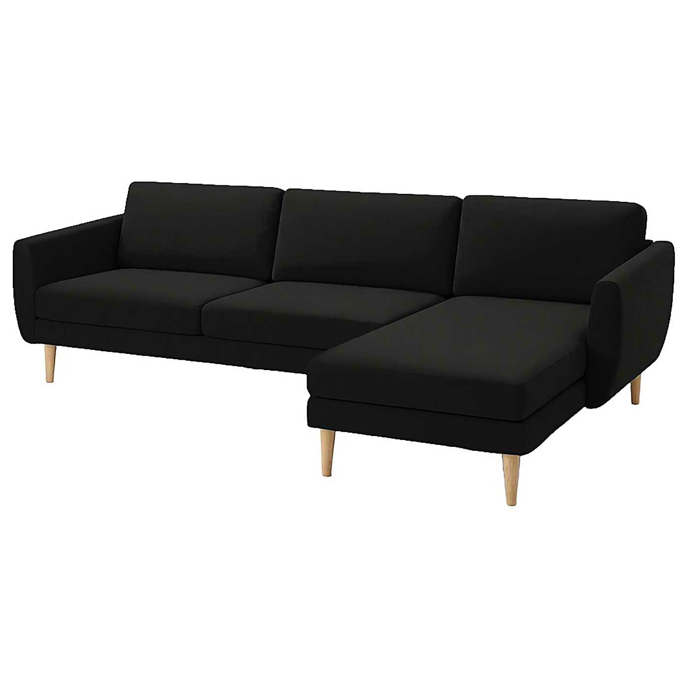 Smedstorp 4-seat with chaise longue right cover