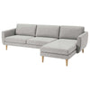 Smedstorp 4-seat with chaise longue right cover