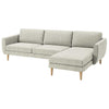 Smedstorp 4-seat with chaise longue right cover