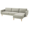 Smedstorp 4-seat with chaise longue right cover