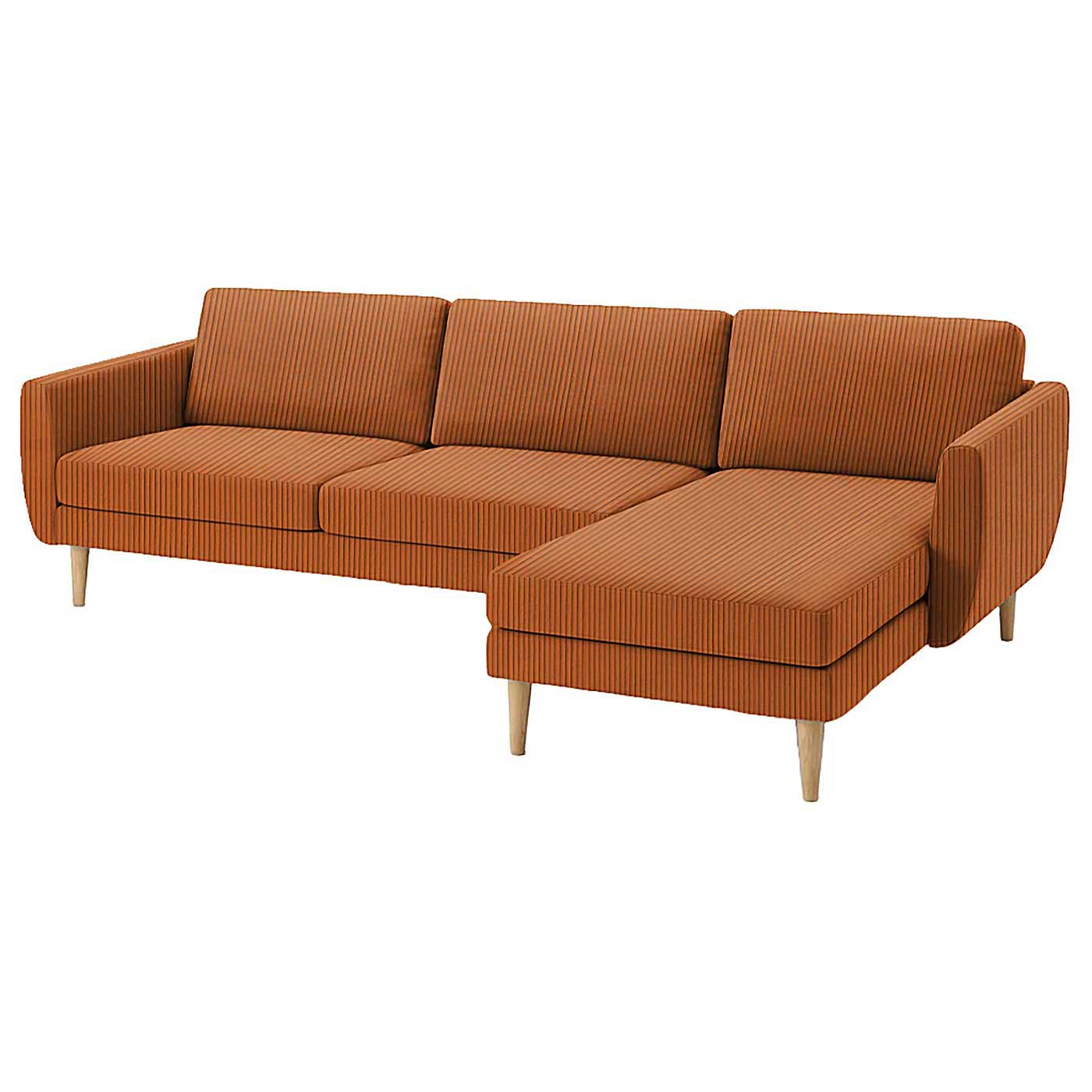 Smedstorp 4-seat with chaise longue right cover