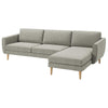 Smedstorp 4-seat with chaise longue right cover