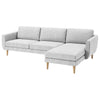 Smedstorp 4-seat with chaise longue right cover