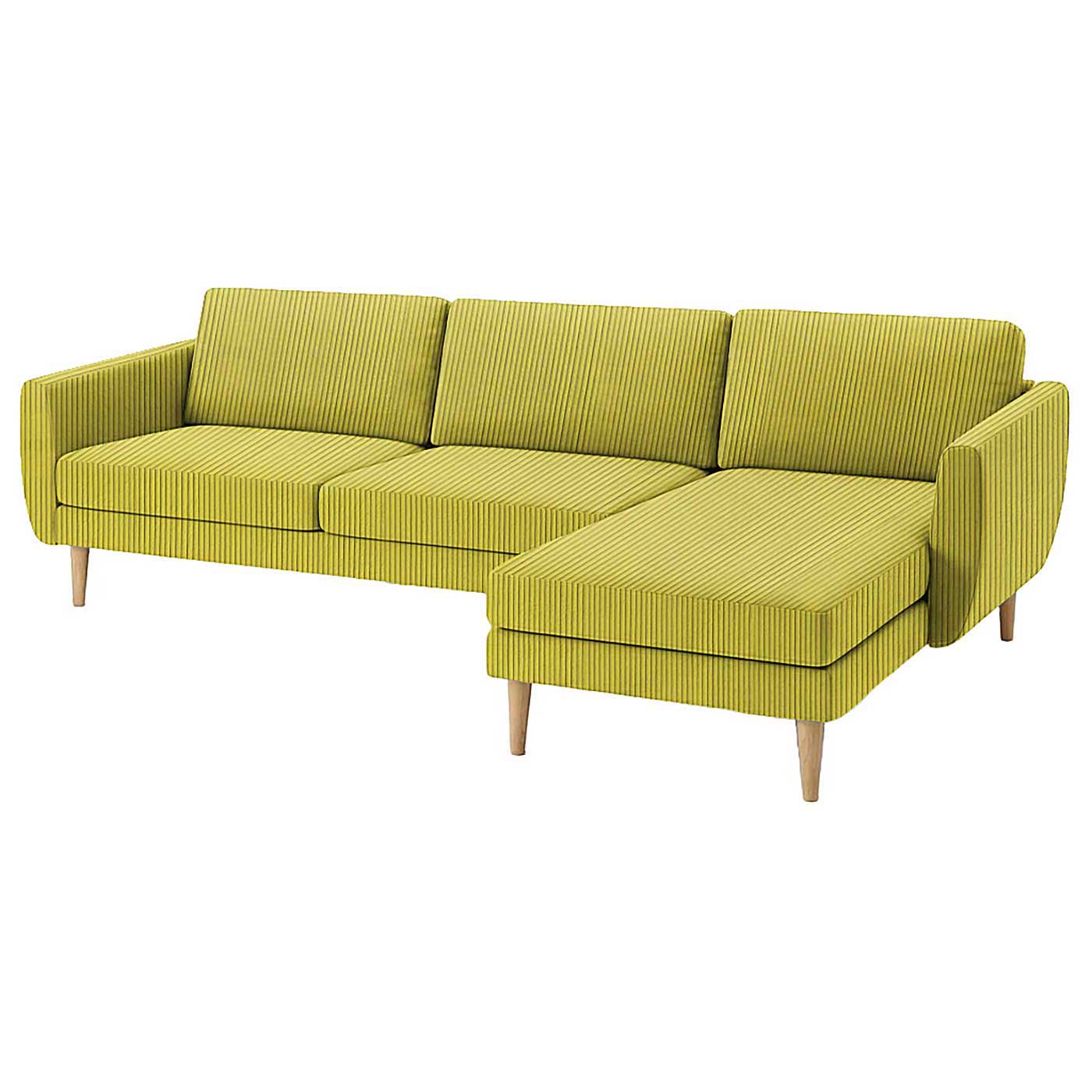 Smedstorp 4-seat with chaise longue right cover
