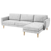 Smedstorp 4-seat with chaise longue right cover