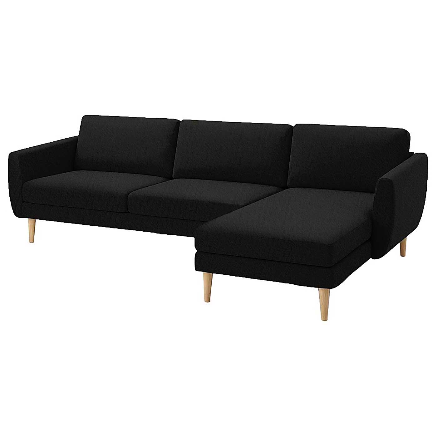 Smedstorp 4-seat with chaise longue right cover