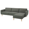 Smedstorp 4-seat with chaise longue right cover