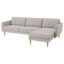 Smedstorp 4-zits met chaise longue rechts hoes Smedstorp-4-seater-chaise-rechts-grey — Norsemaison