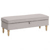 Stocksund voetenbank met opberger hoes Stocksund-bench-grey — Norsemaison