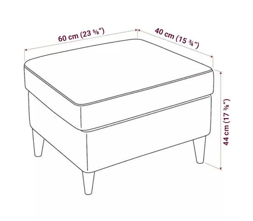 Strandmon Voetenbank Hoes