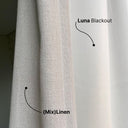 Linnen Ringgordijnen