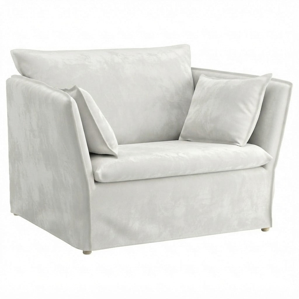BACKSÄLEN Fauteuil Fluweel 1 — Norsemaison [nm-render]