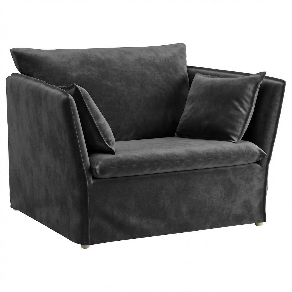 BACKSÄLEN Fauteuil Fluweel 18 — Norsemaison [nm-render]