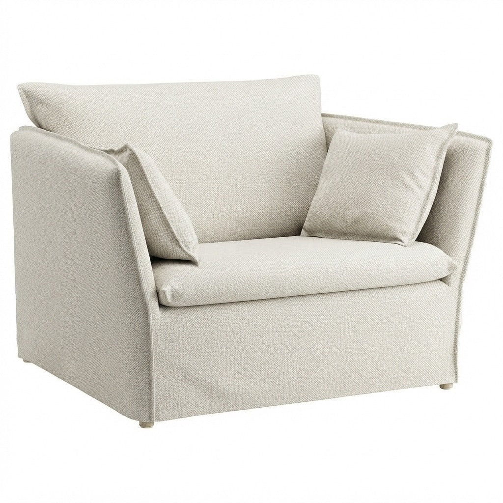 BACKSÄLEN Fauteuil Hoes Chenille 2 — Norsemaison [nm-render]