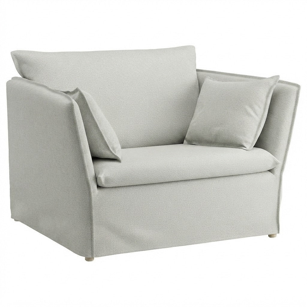 BACKSÄLEN Fauteuil Hoes Chenille 5 — Norsemaison [nm-render]