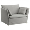 BACKSÄLEN Fauteuil Hoes Chenille 6 — Norsemaison [nm-render]