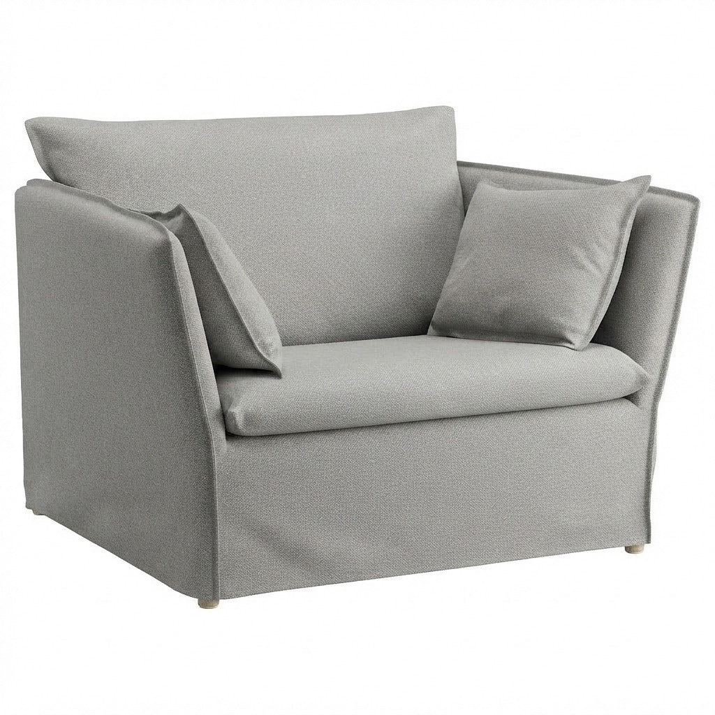 BACKSÄLEN Fauteuil Hoes Chenille 6 — Norsemaison [nm-render]