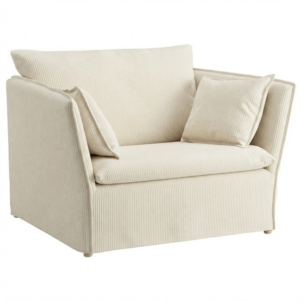 BACKSÄLEN Fauteuil Hoes Corduroy 2 — Norsemaison [nm-render]