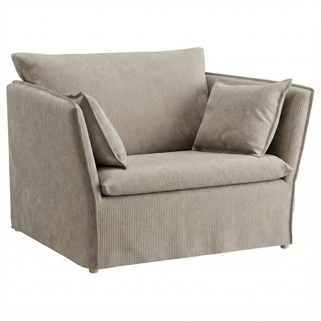BACKSÄLEN Fauteuil Hoes Corduroy 5 — Norsemaison [nm-render]