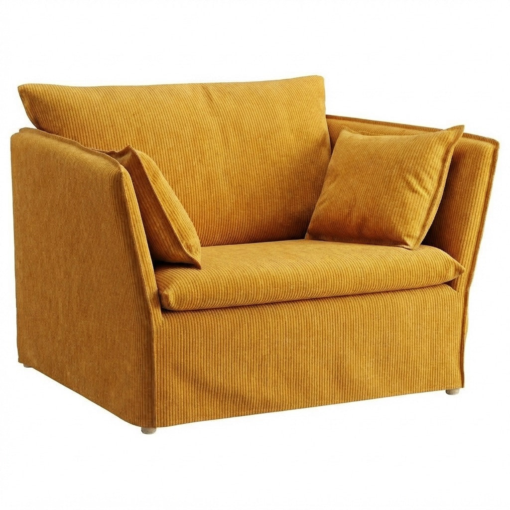 BACKSÄLEN Fauteuil Hoes Corduroy 8 — Norsemaison [nm-render]