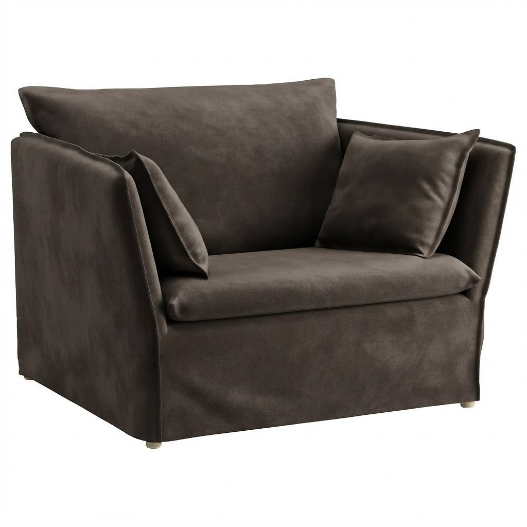 BACKSÄLEN Fauteuil Hoes Fluweel 19 — Norsemaison [nm-render]