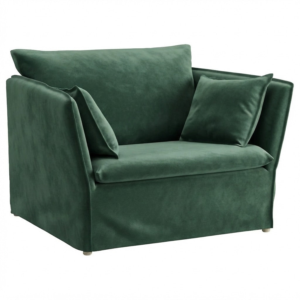 BACKSÄLEN Fauteuil Hoes Fluweel 25 — Norsemaison [nm-render]