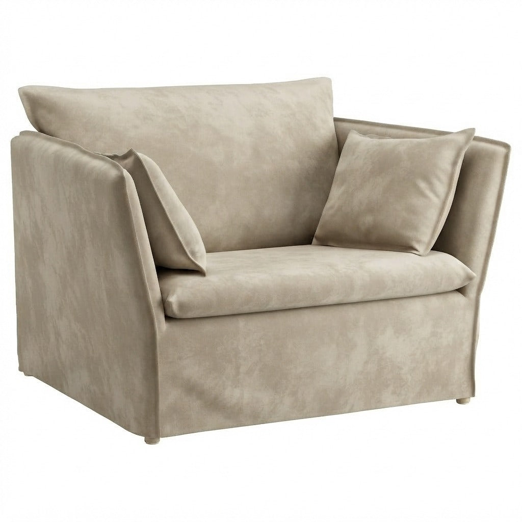 BACKSÄLEN Fauteuil Hoes Fluweel 4 — Norsemaison [nm-render]