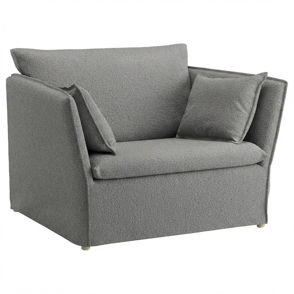 BACKSÄLEN Fauteuil Hoes Royal Bouclé 12 — Norsemaison [nm-render]