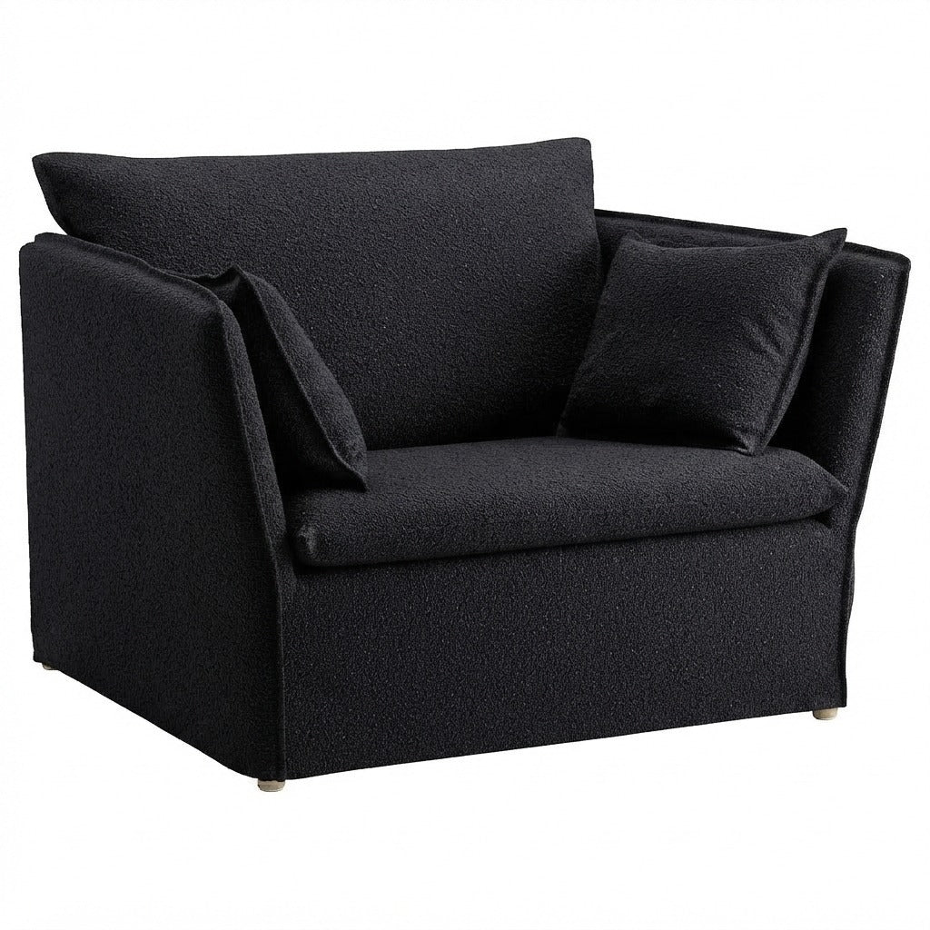BACKSÄLEN Fauteuil Hoes Royal Bouclé 15 — Norsemaison [nm-render]