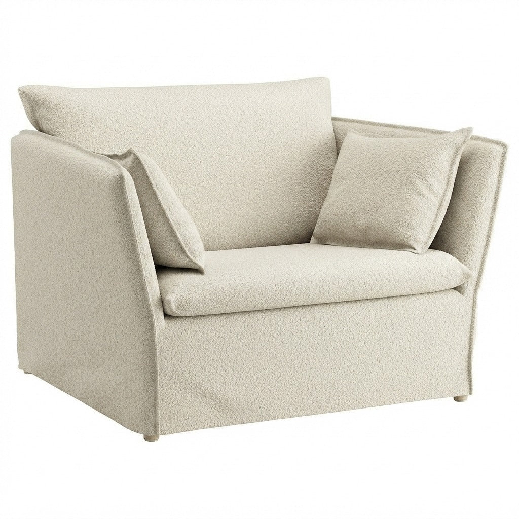 BACKSÄLEN Fauteuil Hoes Royal Bouclé 2 — Norsemaison [nm-render]
