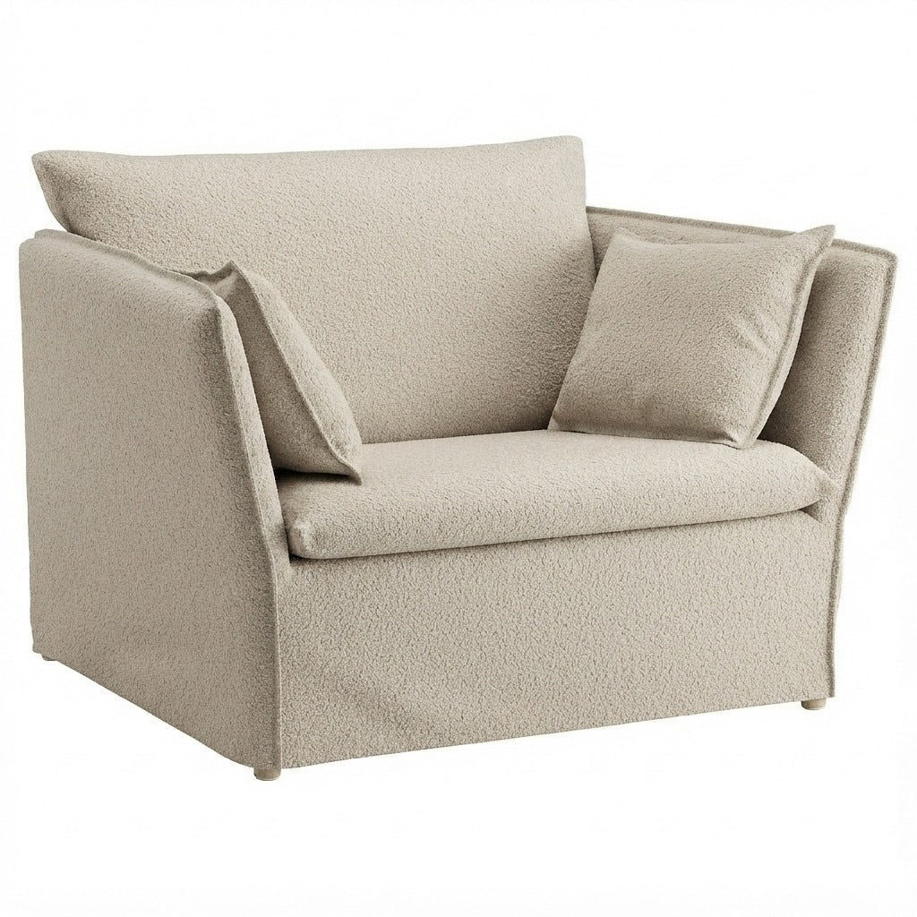 BACKSÄLEN Fauteuil Royal Bouclé 4 — Norsemaison [nm-render]