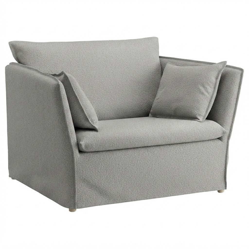 BACKSÄLEN Fauteuil Royal Bouclé 6 — Norsemaison [nm-render]