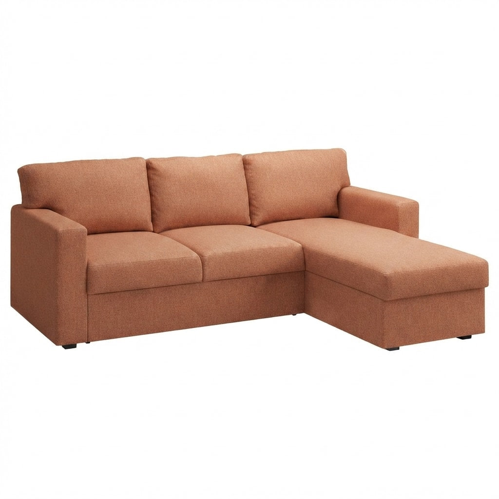 Bårslöv 3-zits Slaapbank met chaise longue links hoes Imperia 4 — Norsemaison [nm-render]