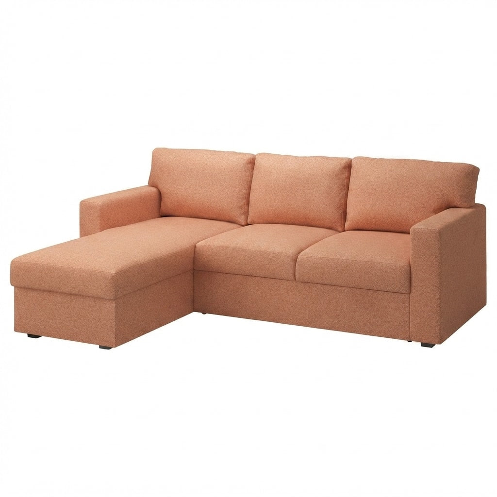 Bårslöv 3-zits Slaapbank met chaise longue rechts Hoes Imperia 4 — Norsemaison [nm-render]