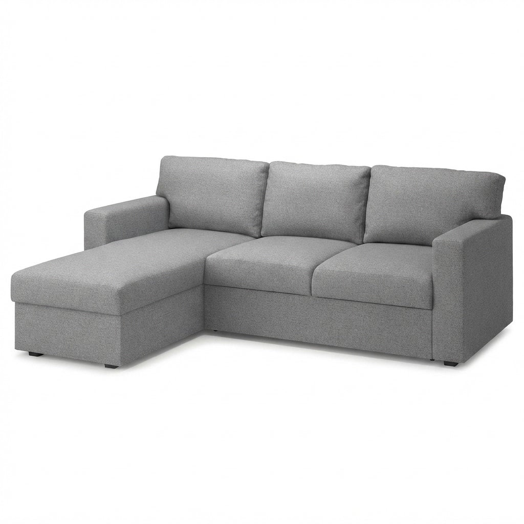 Bårslöv 3-zits Slaapbank met chaise longue rechts Hoes Imperia 6 — Norsemaison [nm-render]