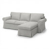 Ektorp 3-seat sofa cover with chaise longue