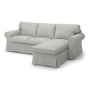 Ektorp 3-seat sofa cover with chaise longue