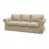 Ektorp 3-zits hoes Fluweel 4 — Norsemaison [nm-render]