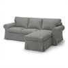 Ektorp 3-zits Hoes met Chaise Longue Imperia 6 — Norsemaison [nm-render]