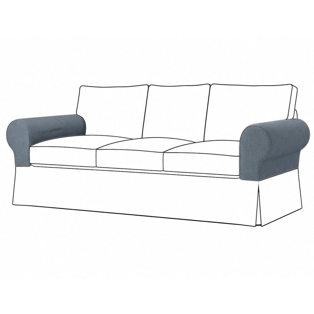 Ektorp Armleuningbeschermers Classic Oceaan Blauw #23 — Norsemaison [nm-render]