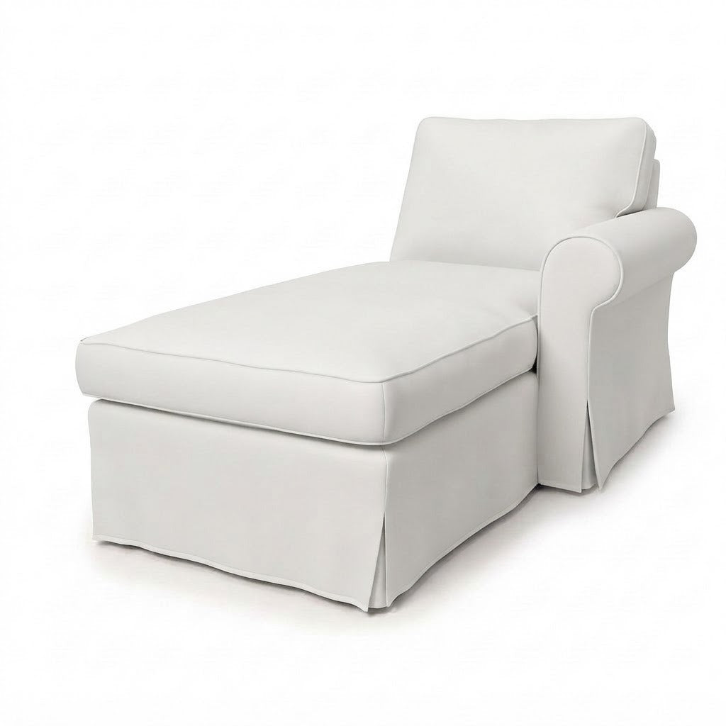 Ektorp Chaise Longue met Armleuning Rechts Hoes ektorp-met-chaise-longue-armleuning-links-placeholder-white — Norsemaison