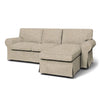 Funda de 3 asientos Ektorp con Chaise Longue