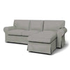Funda de 3 asientos Ektorp con Chaise Longue